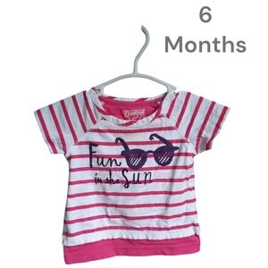 Carter's 6 months stripped T-shirt‎ summer